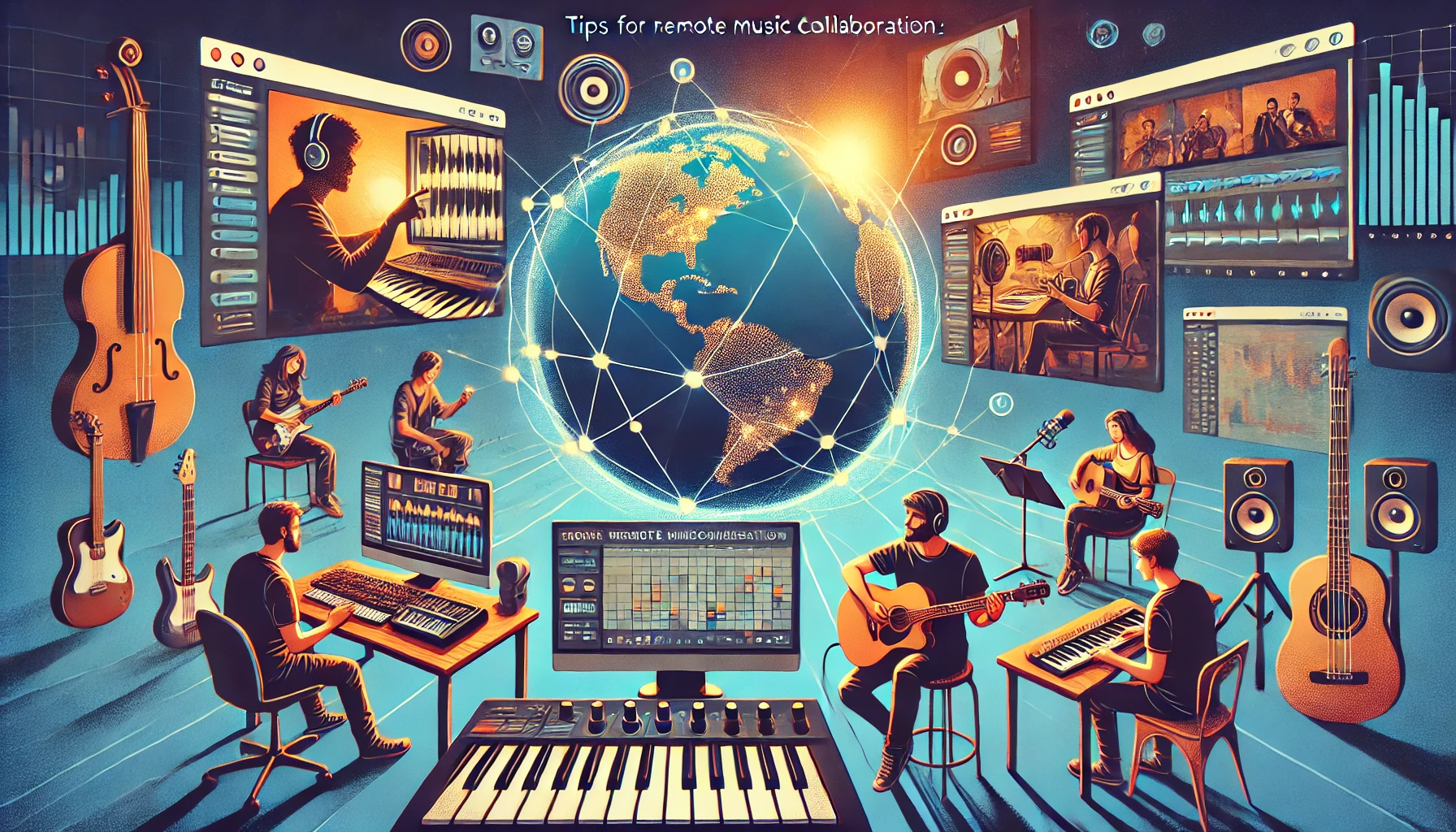 Tips for Remote Music Collaboration: How to Find Musicians, Network, and Maximize Opportunities